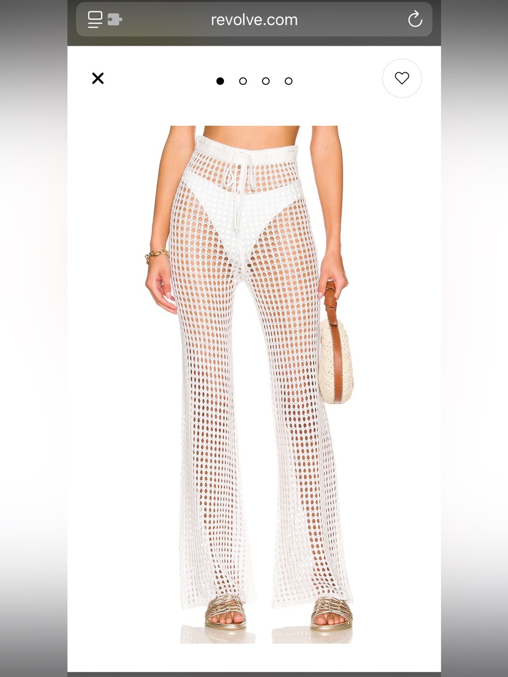 NWOT Superdown Elektra Crochet Coverup Pants